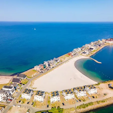 Nyaraló House - Sonnenterasse, Wellnessbad Mit Sauna, Kamin, Dachterrasse, Hafenblick Olpenitz